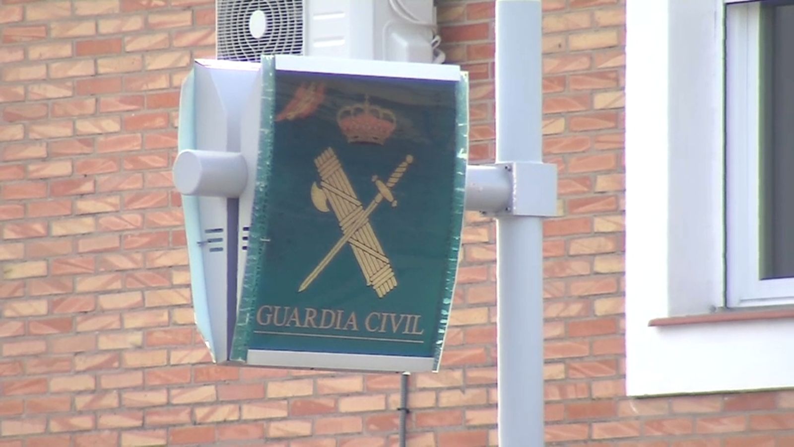 Detall de la caserna de la Guàrdia Civil de Vinaròs