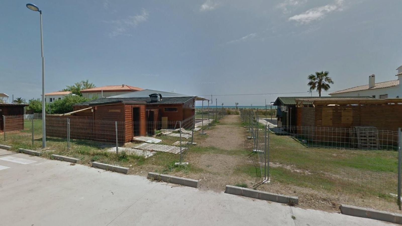 Part de la zona que es va cremar a Almenara