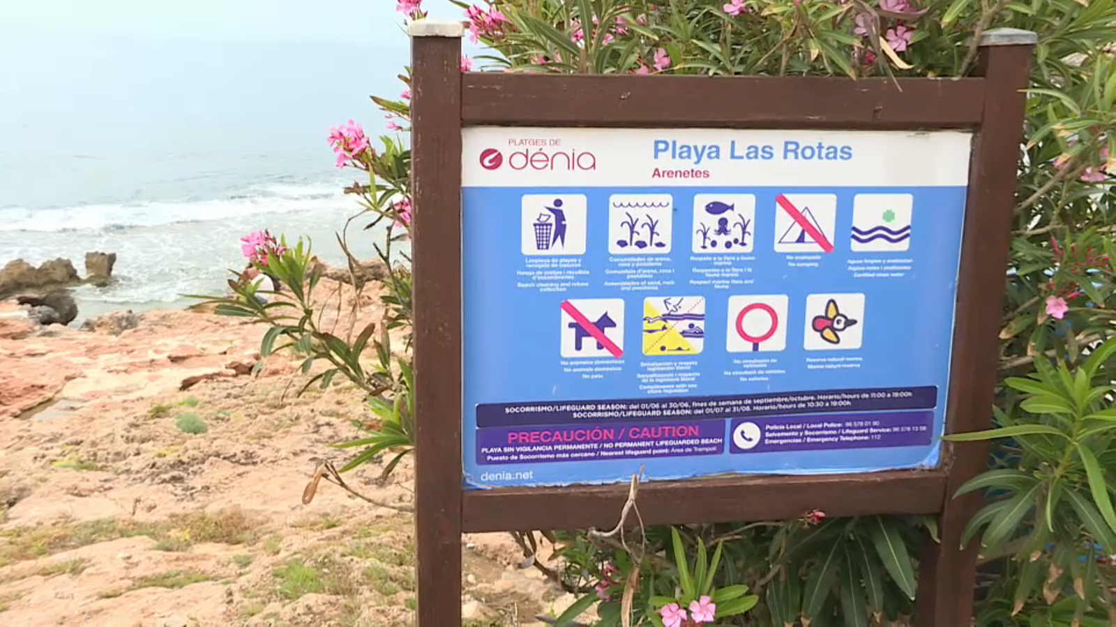 La platja de les Rotes a Dènia