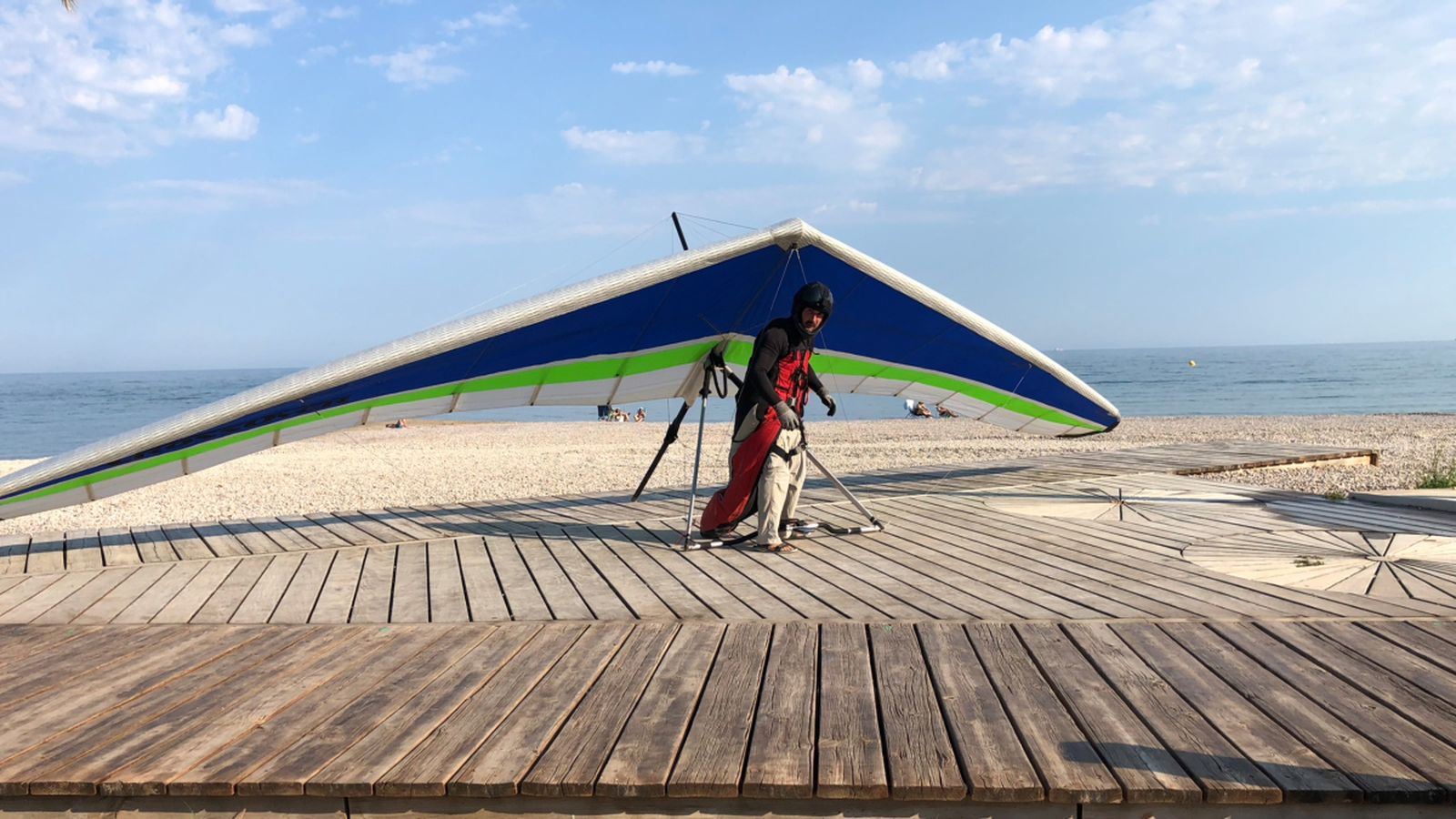Marco Doppioni, campió d'Espanya d'Ala Delta en clase sport