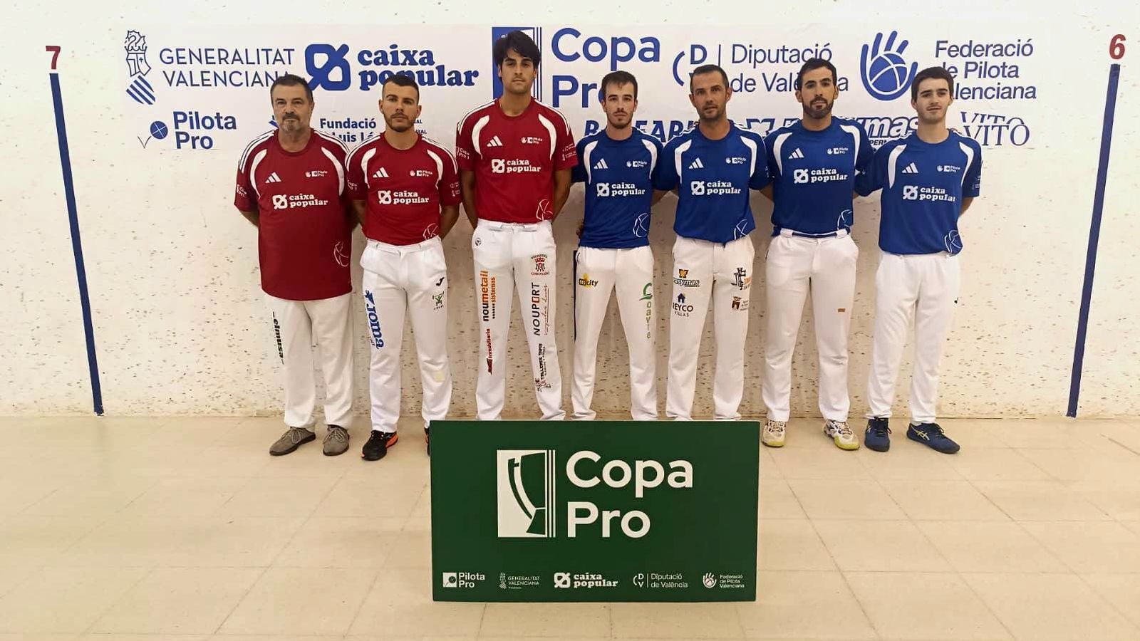 Partida inaugural de la Copa al trinquet de Guadassuar