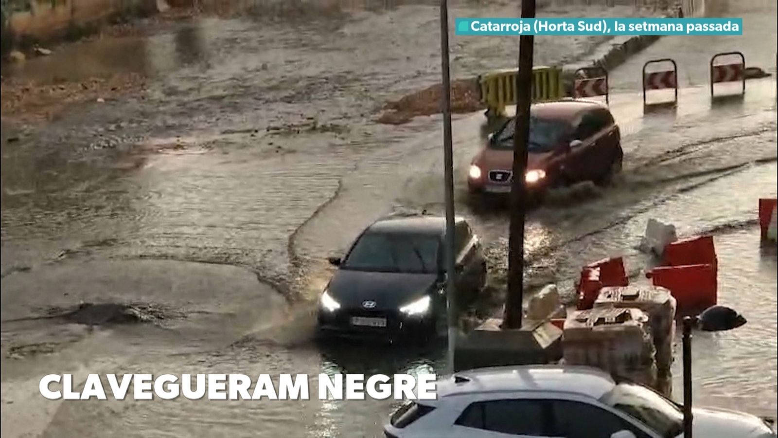 Clavegueram negre a Catarroja
