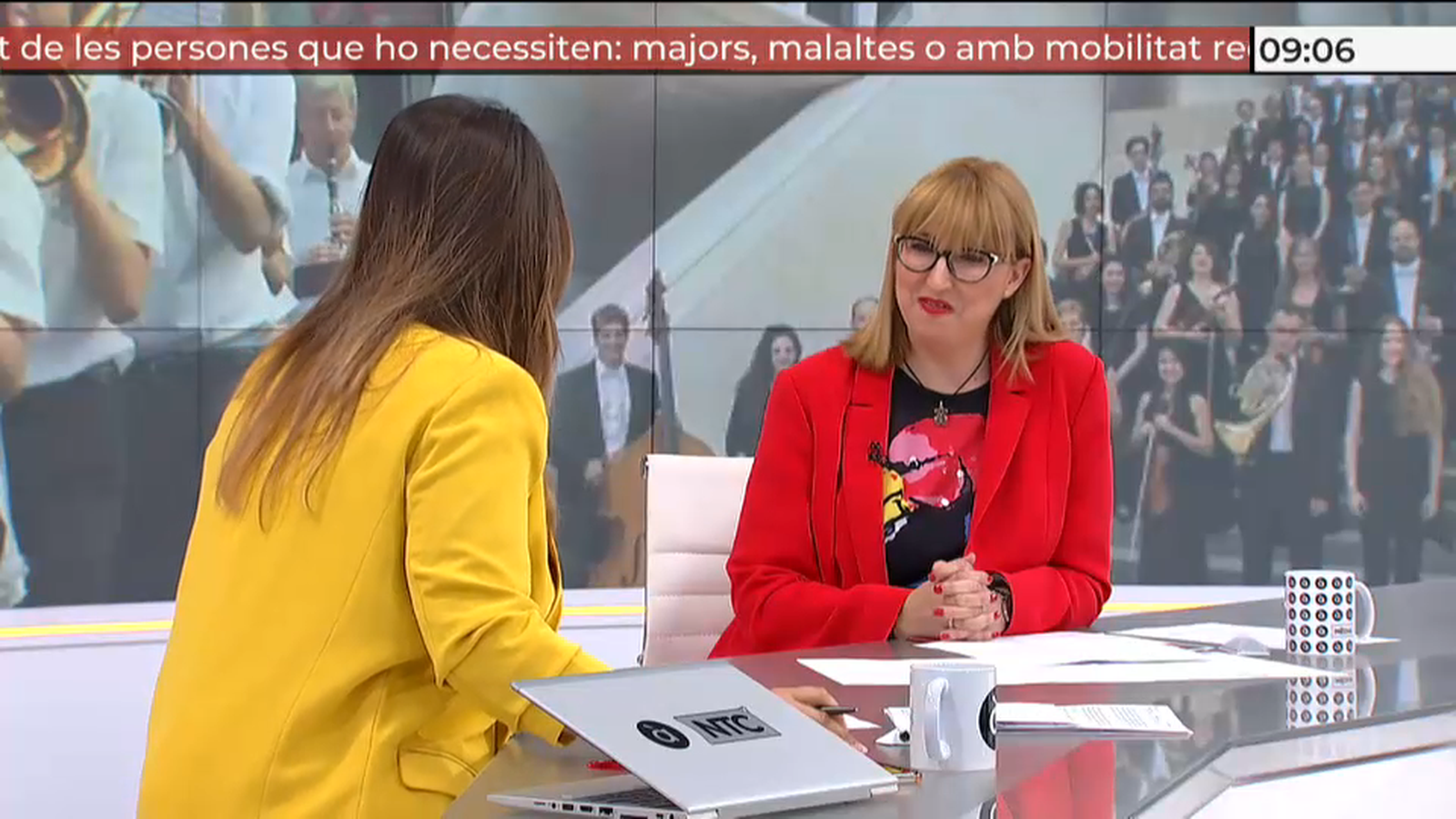 La presidenta de la Federació de Societats Musicals, Daniela González