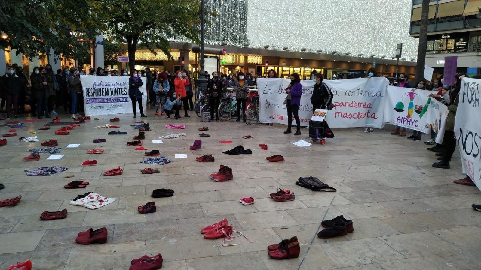 Concentracions a València del 25N del passat novembre