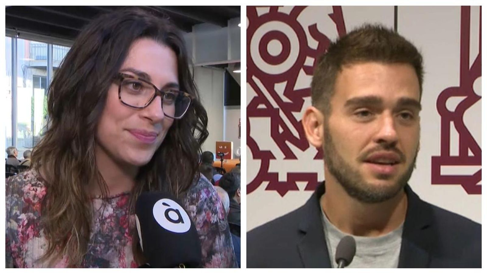 Fran Ferri i Aitana Mas, partidaris que Compromís siga una federació de partits