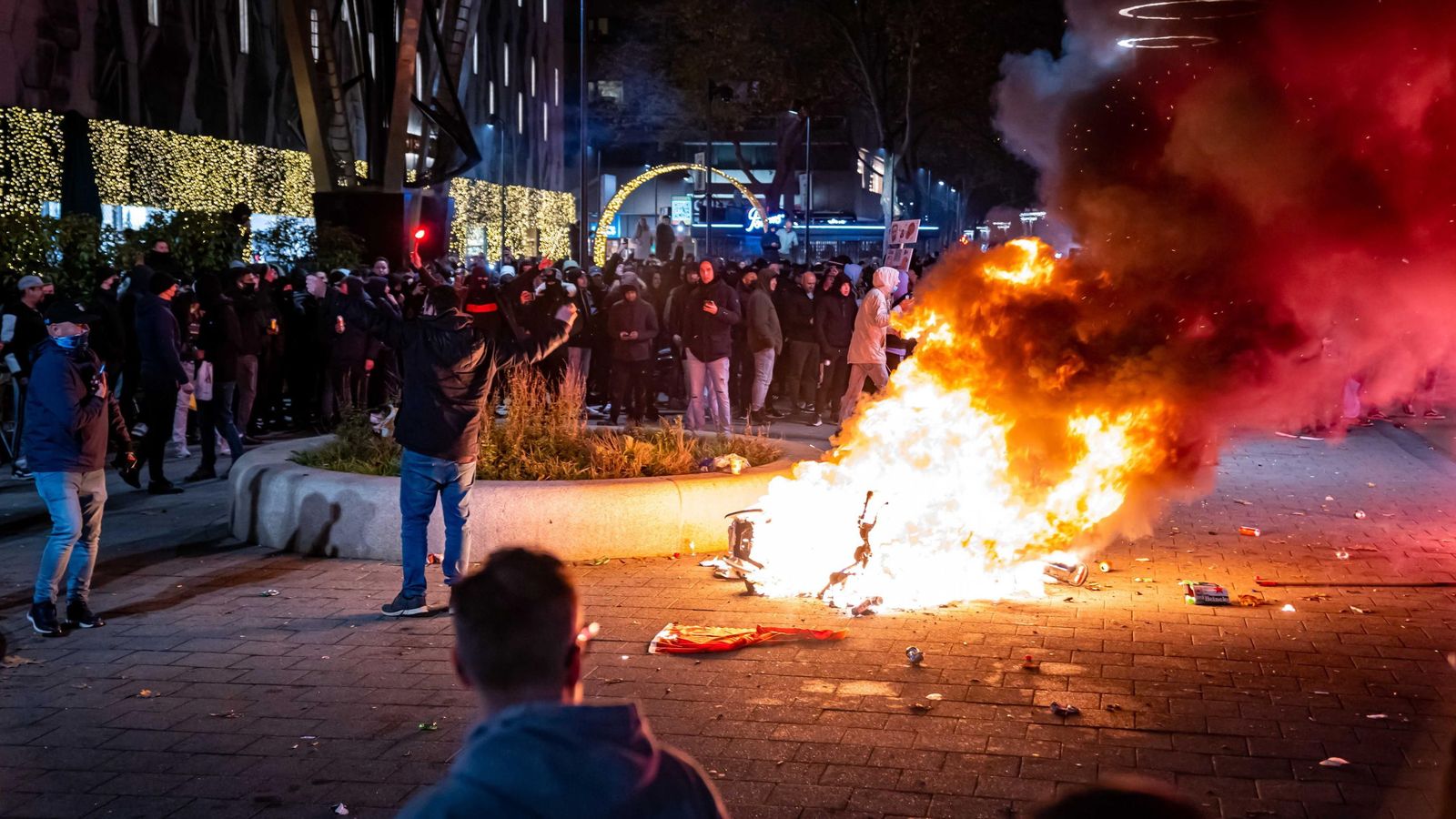 Protestes a Rotterdam contra les restriccions del govern