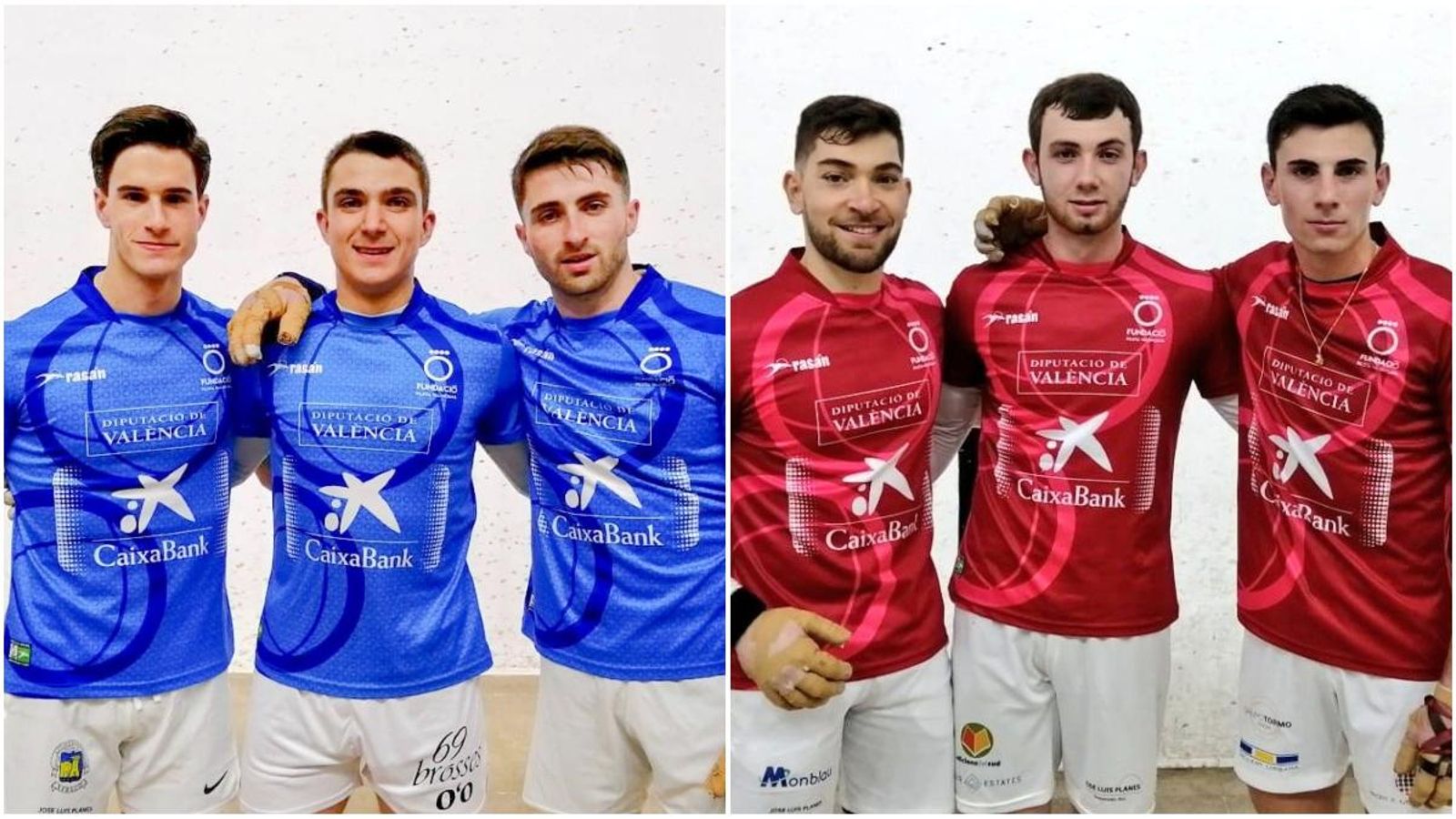 Els equips de Xeraco i El Genovés, després de les victòries en l'anada de les semifinals