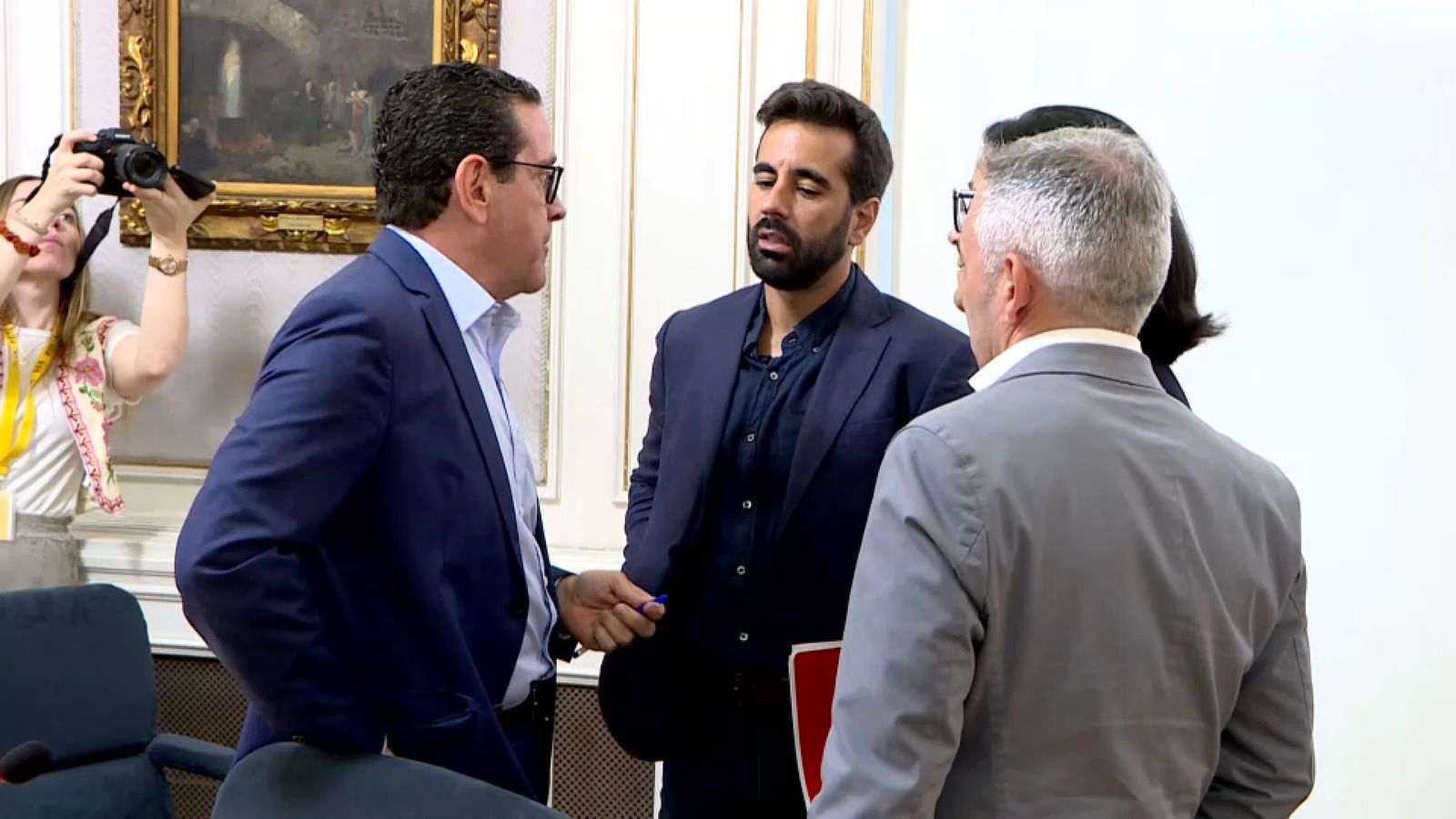 El socialista José Muñoz este dimarts en la Junta de Síndics