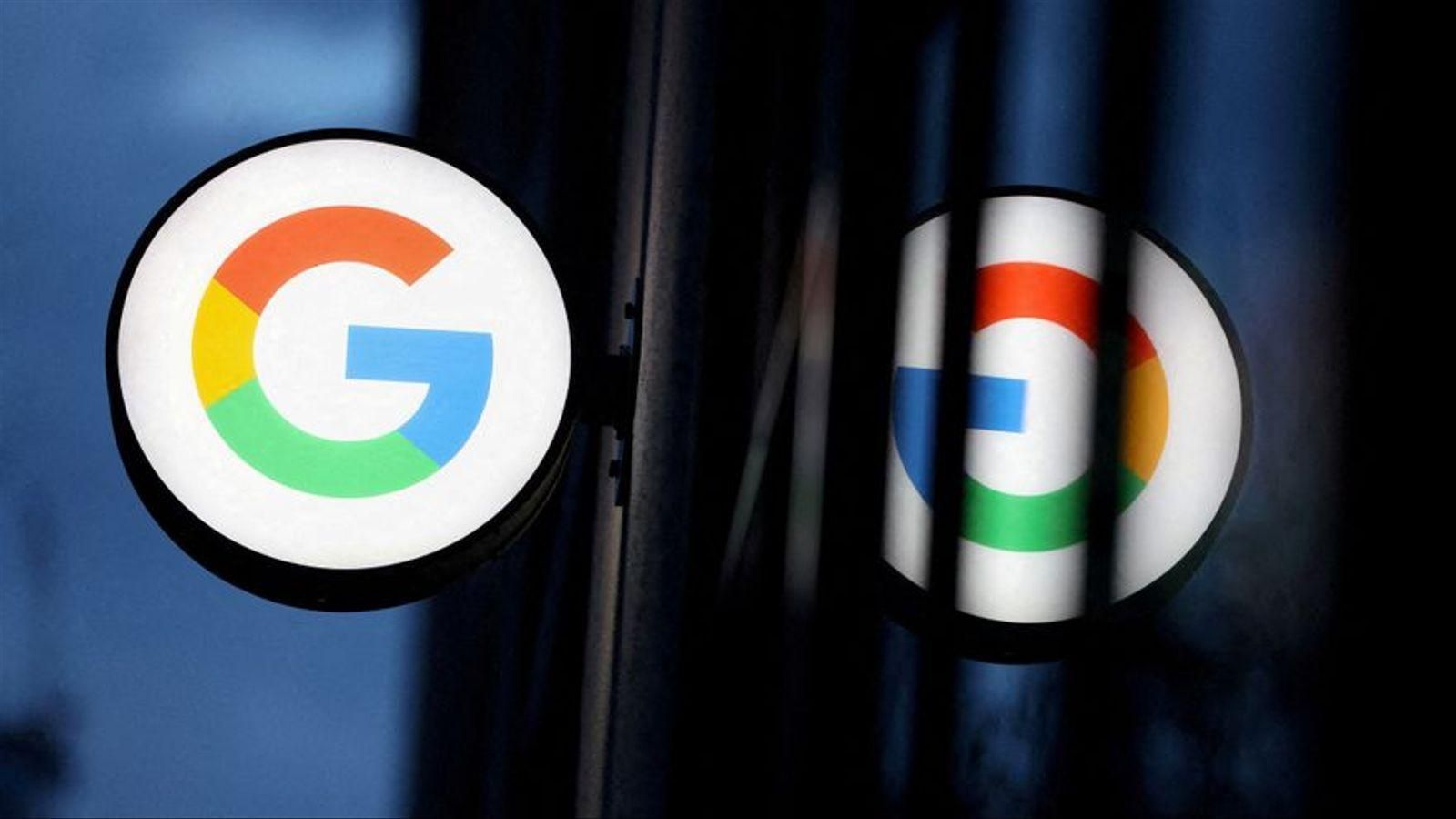 Logo de Google en una tenda de Nova York