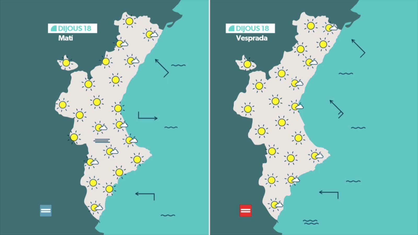 La previsió este dijous