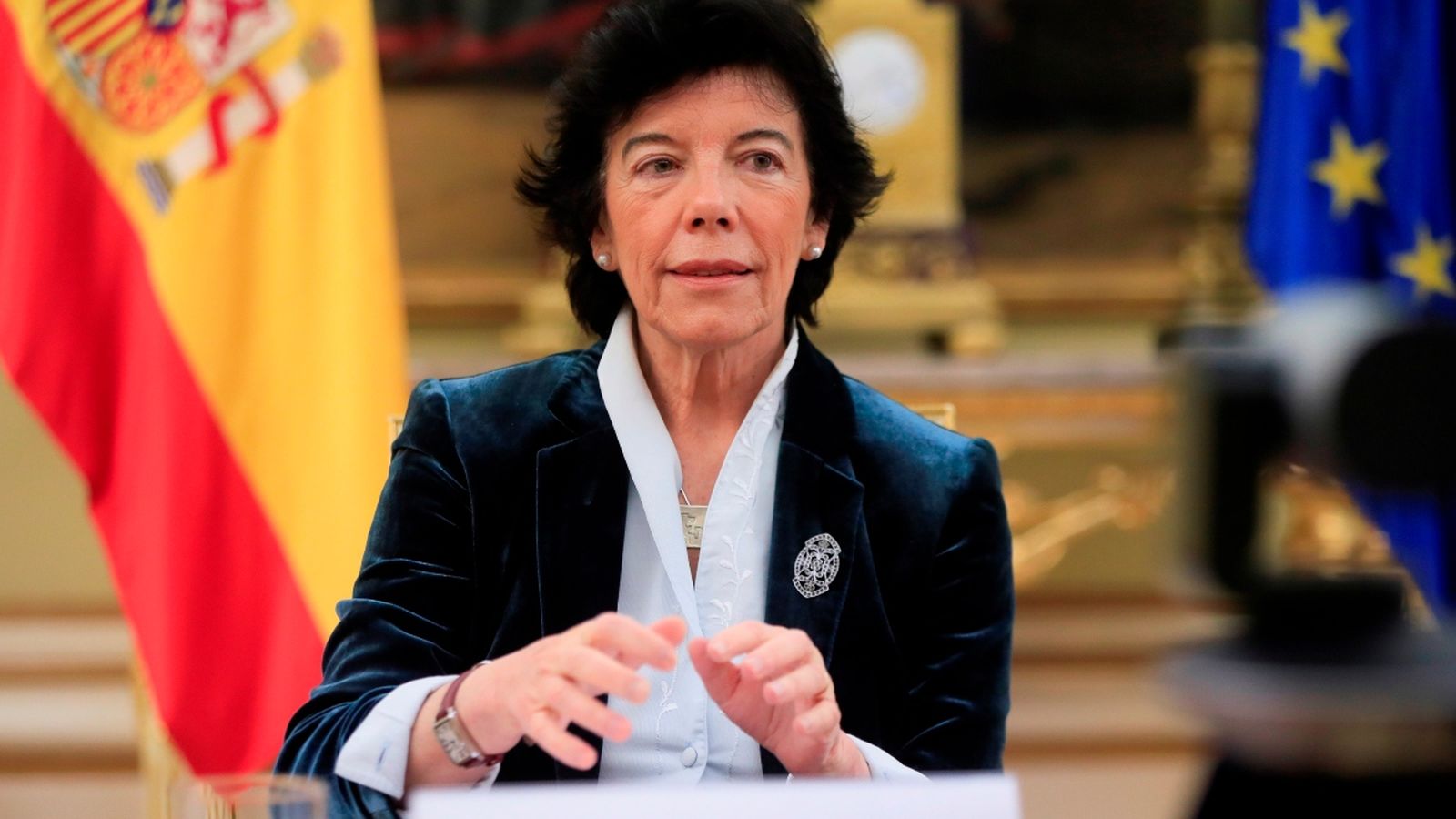 La ministra d'Educació, Isabel Celaá, aquest dimecres