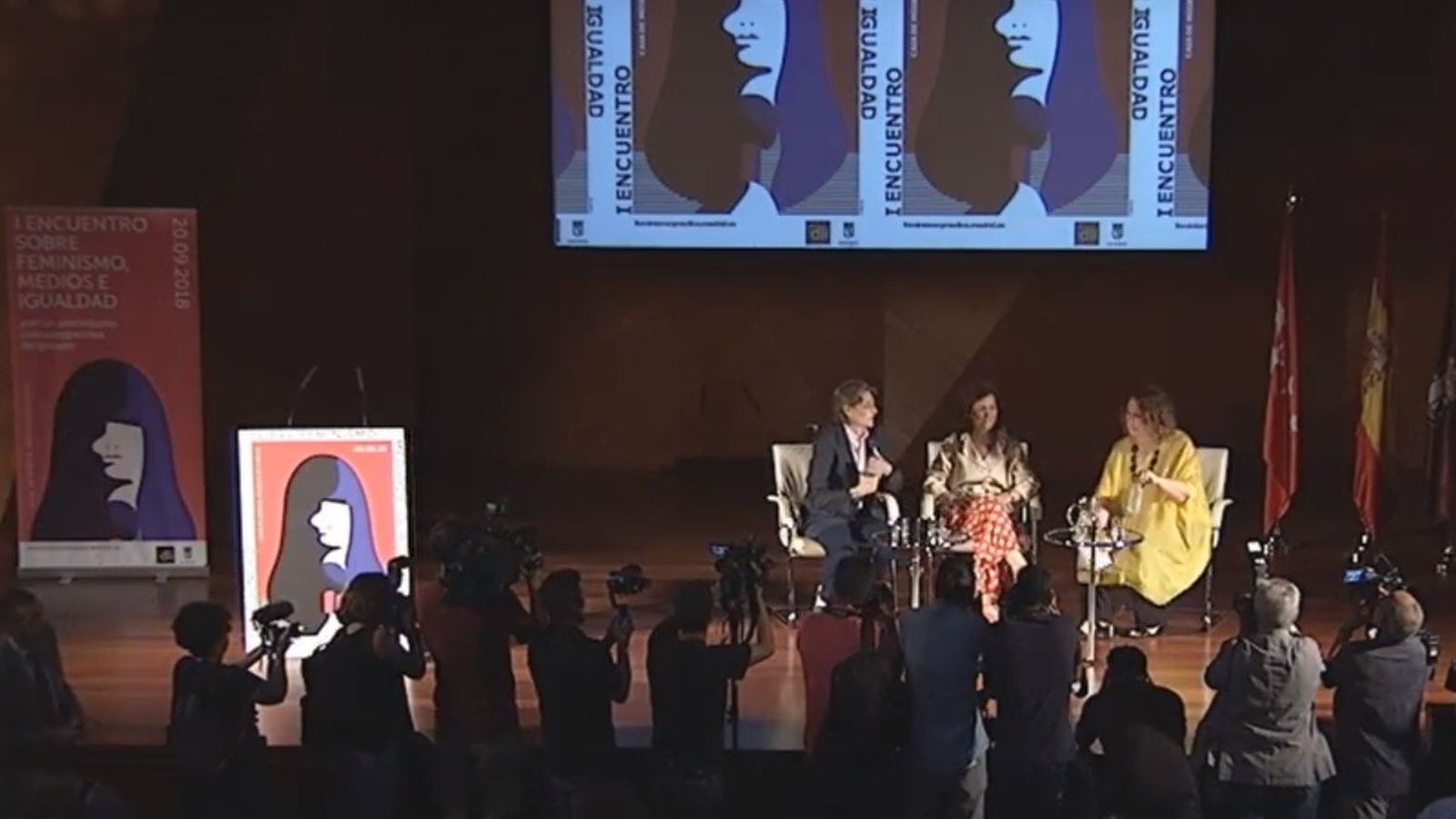 Presentació de la I Trobada Feminisme, Mitjans i Igualtat a Madrid