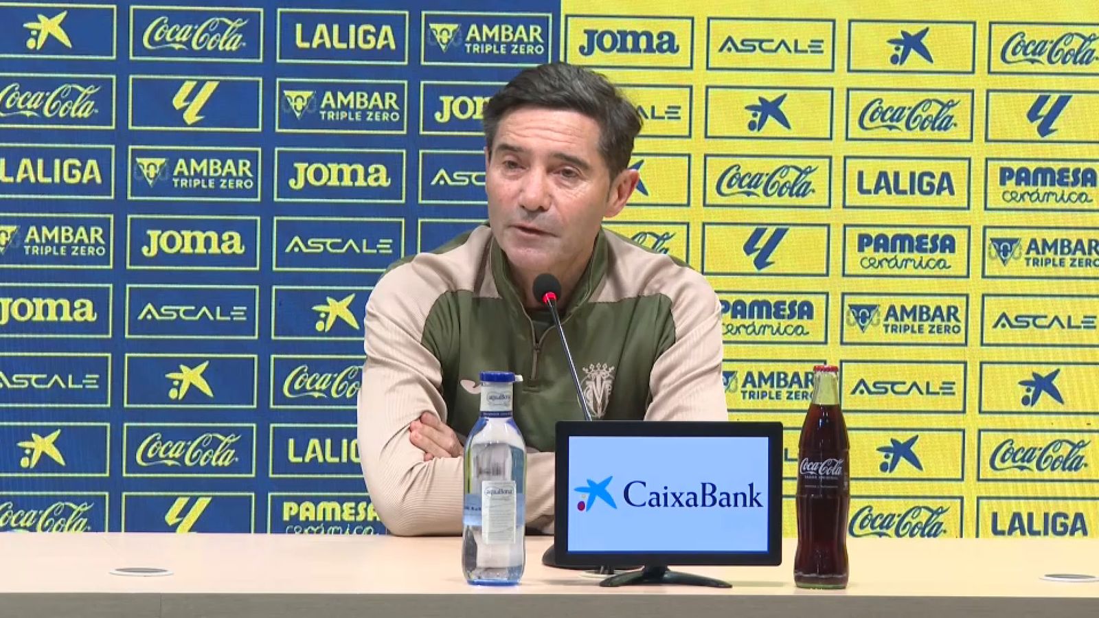 El tècnic del Villarreal, Marcelino García Toral