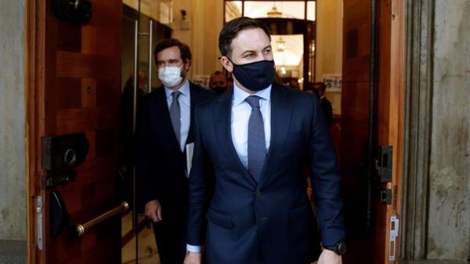 El líder de Vox, Santiago Abascal, aquest dijous