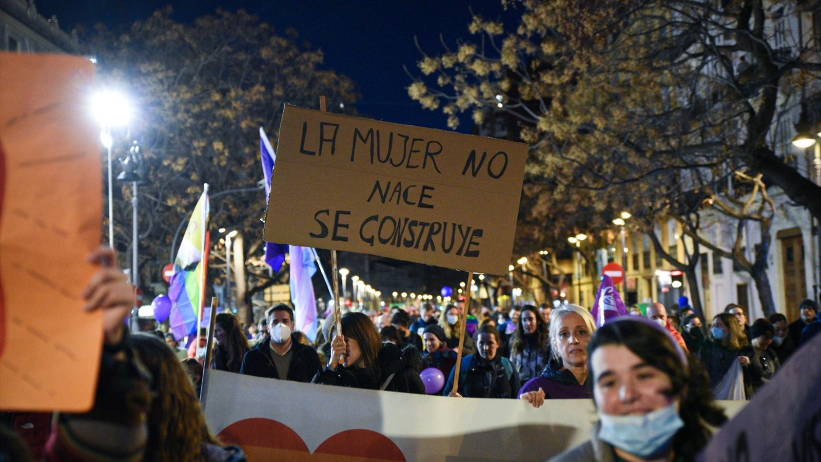 Manifestació del 8M a València al 2022