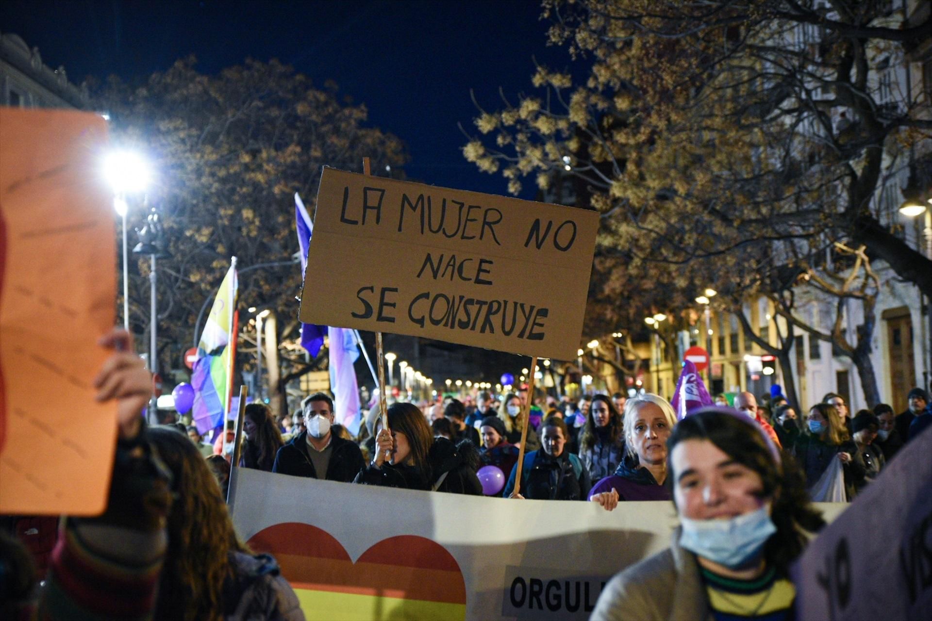 Manifestació del 8M a València el 2022 Manifestació del 8M a València al 2022