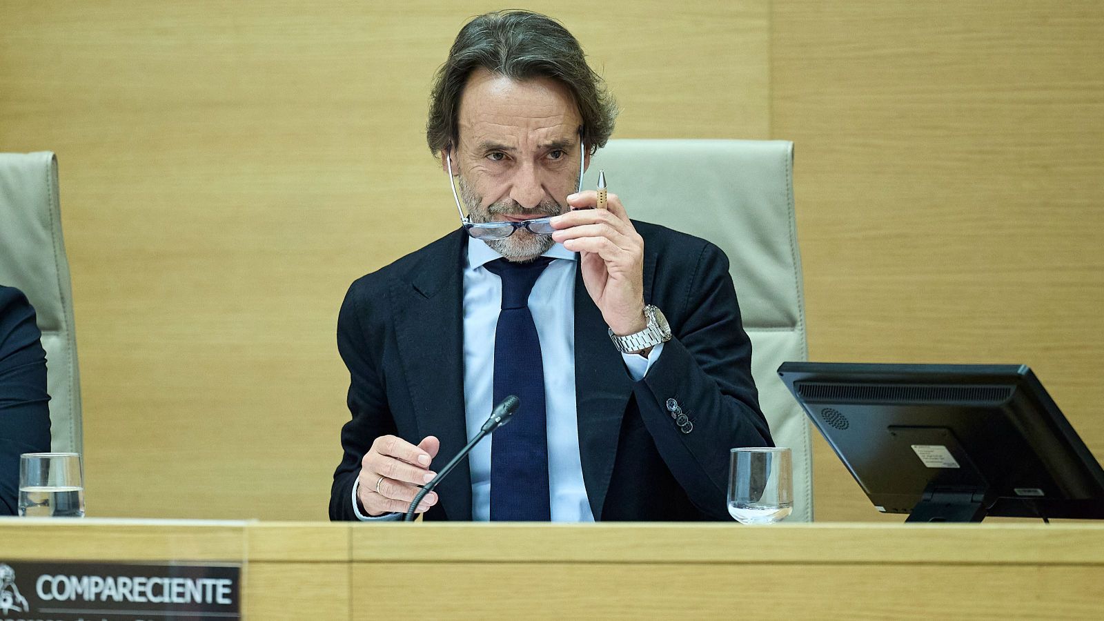 El cap de gabinet de l'expresident Mazón, José Manuel Cuenca, durant la compareixença anterior a la comissió del Congrés l'1 de desembre