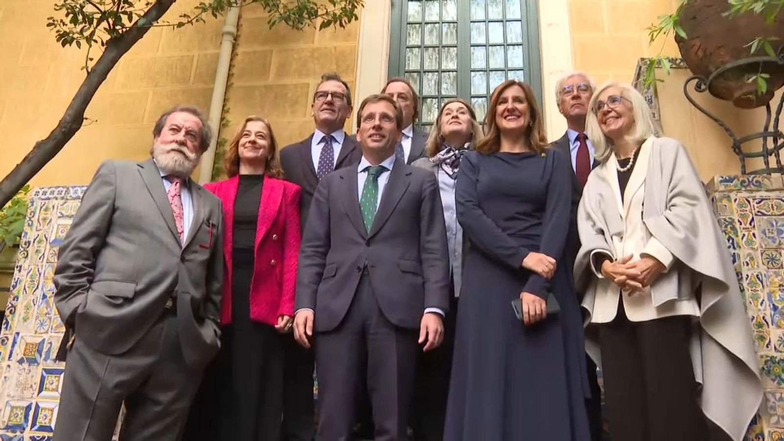 Almeida i Català durant l'acte commemoratiu del centenari de la mort de Sorolla a Madrid