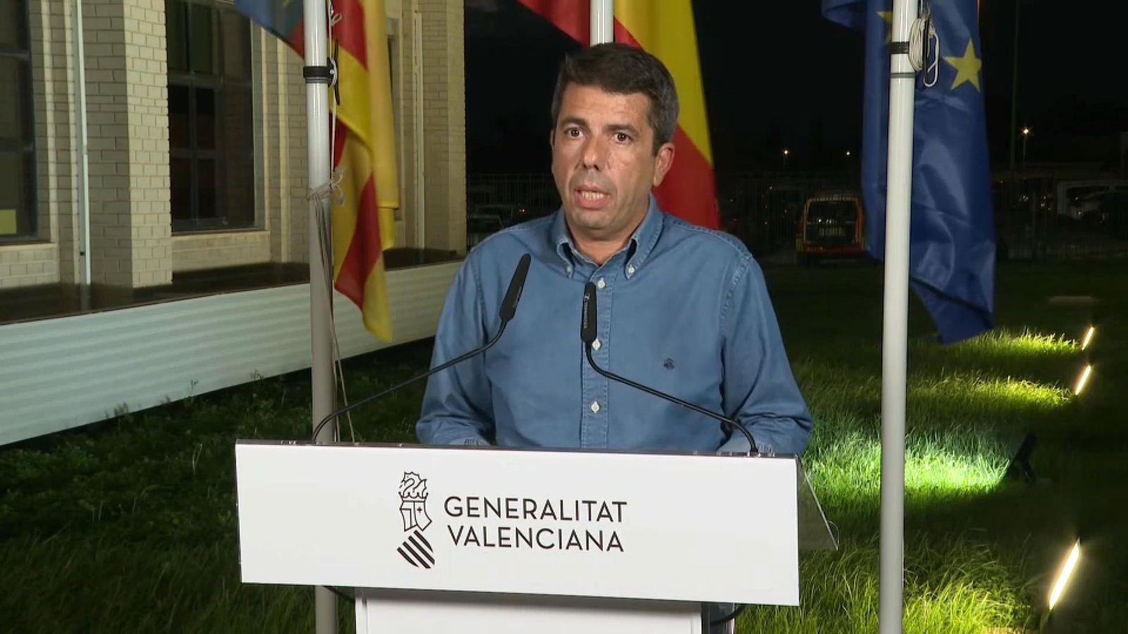 Mazón este dissabte després de la reunió del Centre de Coordinació Operativa Integrat (Cecopi)