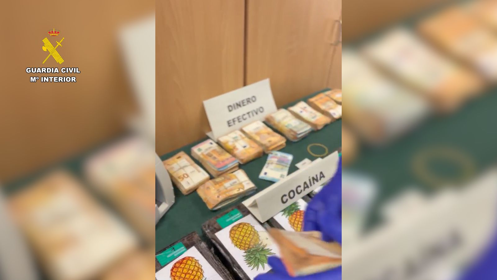 Material incautat durant uan operació contra el tràfic de drogues el passat maig a Benetússer