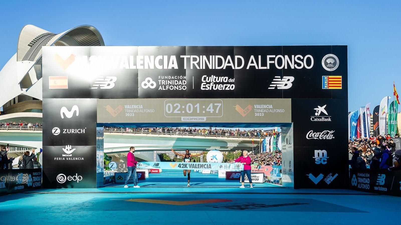 Lemma bat el rècord de la Marató de València