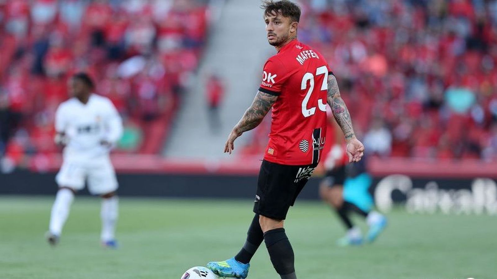 Pablo Maffeo, en un partit contra el València
