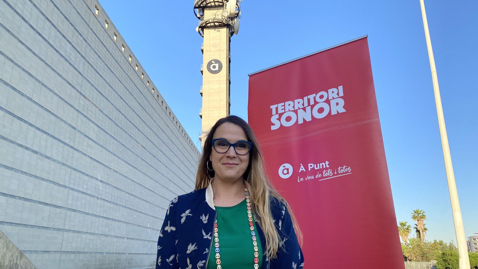Manuela Alandes, presentadora de Territori Sonor