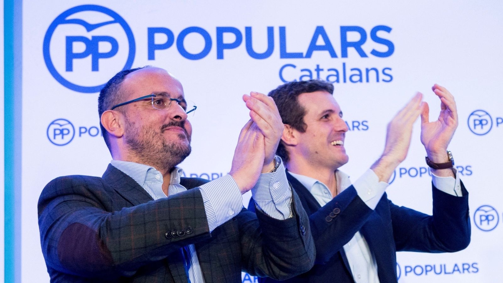 Pablo Casado, president del PP i Alejandro Fernández, president del PP a Catalunya