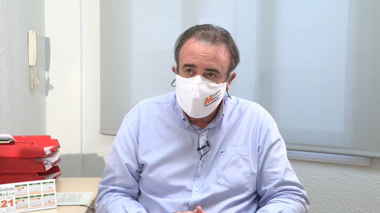 El secretari general del sindicat mèdic CESM-CV, Víctor Pedrera