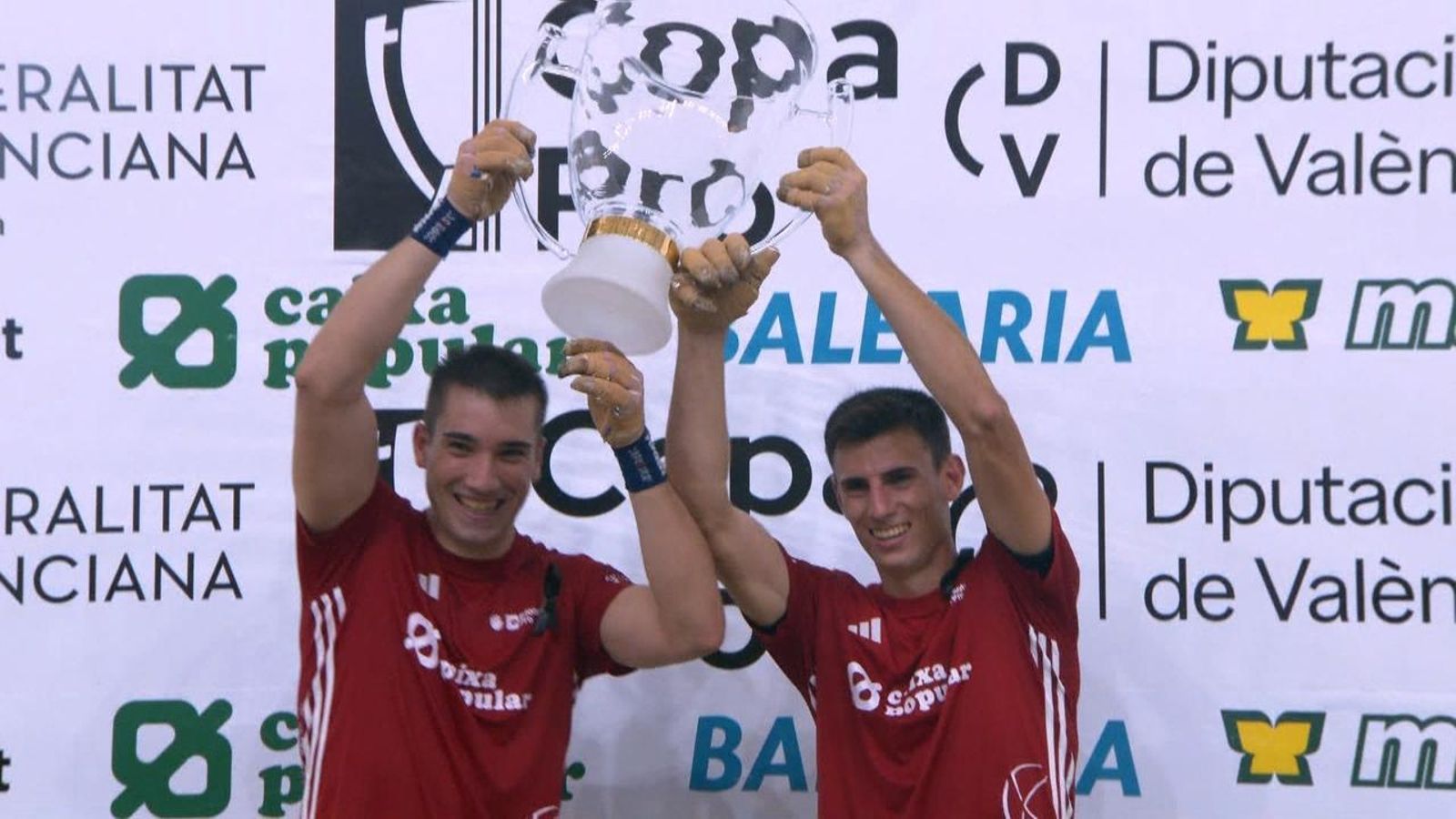 La parella del Genovés, campiona de la Copa de raspall