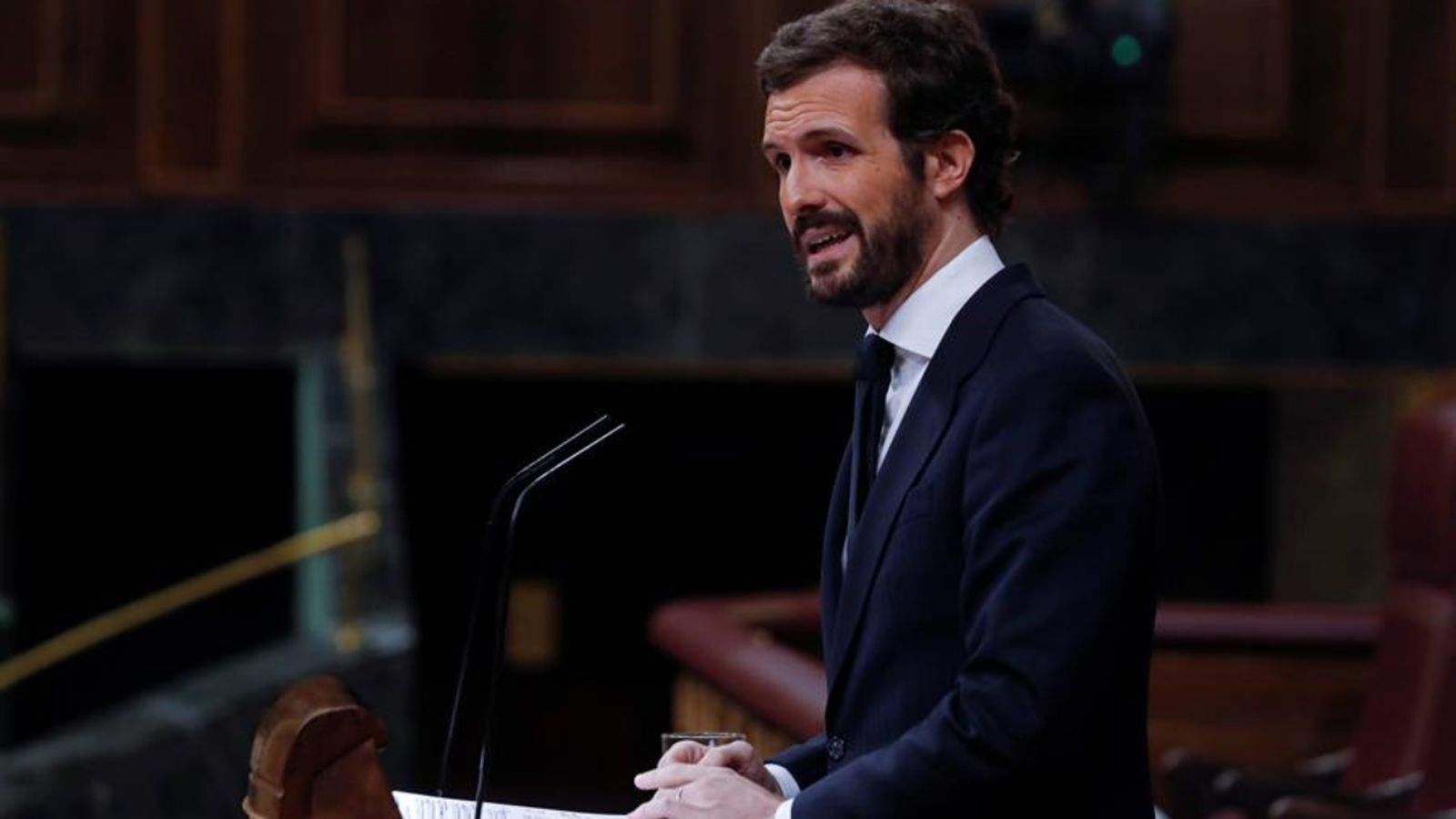 Casado anuncia que el PP s’absté en la pròrroga de l’estat d’alarma, però acusa Sánchez de “frau de llei”