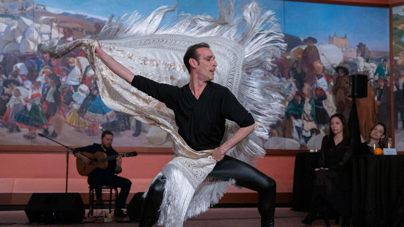 El ballador Rubén Olmo va dansar a ritme de flamenc