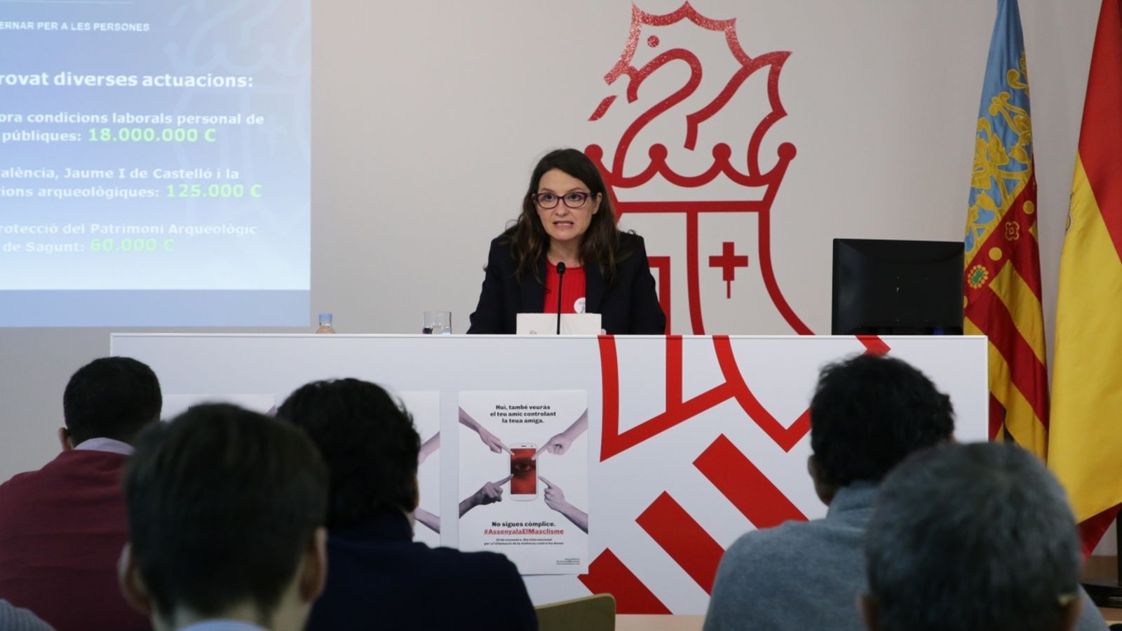 La vicepresidenta del Consell, Mónica Oltra