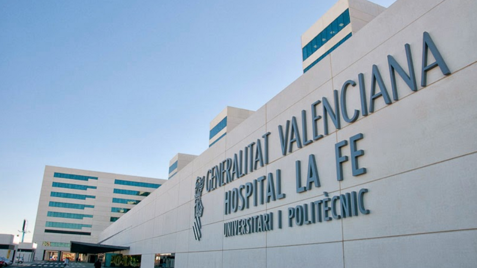 Una imatge de la façana de l'hospital La Fe de València