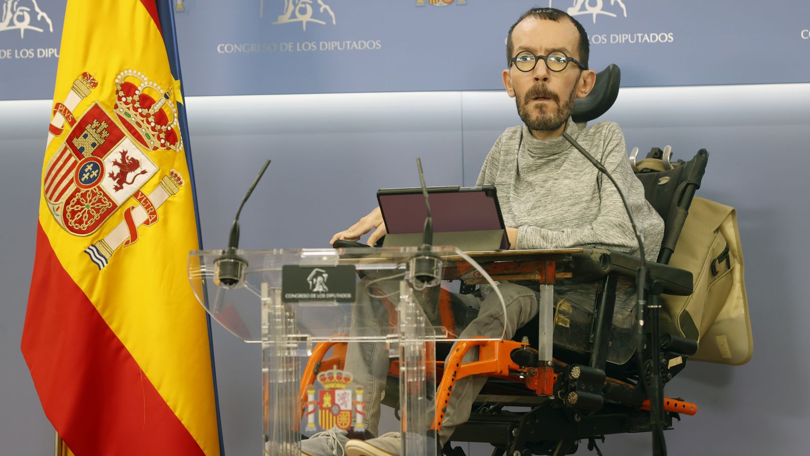 El portaveu d'Unides Podem, Pablo Echenique