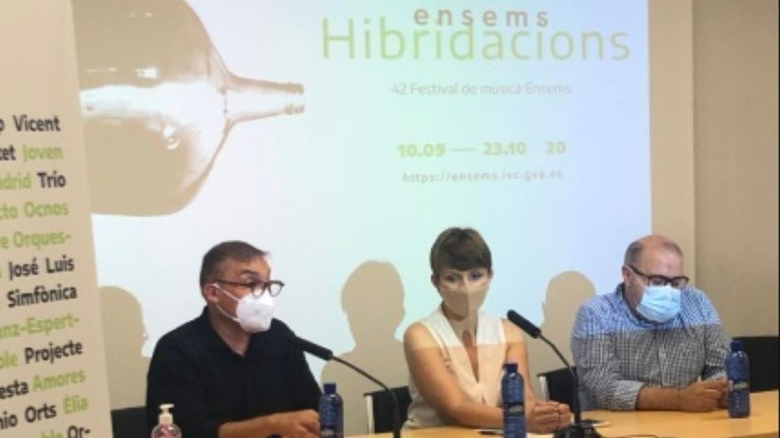 Presentació de la 42a edició del festival Ensems, amb el lema "Hibridacions"