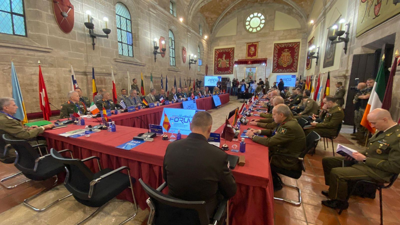 El nové Fòrum de Caps d'Estat Major dels exèrcits europeus se celebra per primera vegada a Espanya, El nové Fòrum de Caps d'Estat Major dels exèrcits europeus se celebra per primera vegada a Espanya,