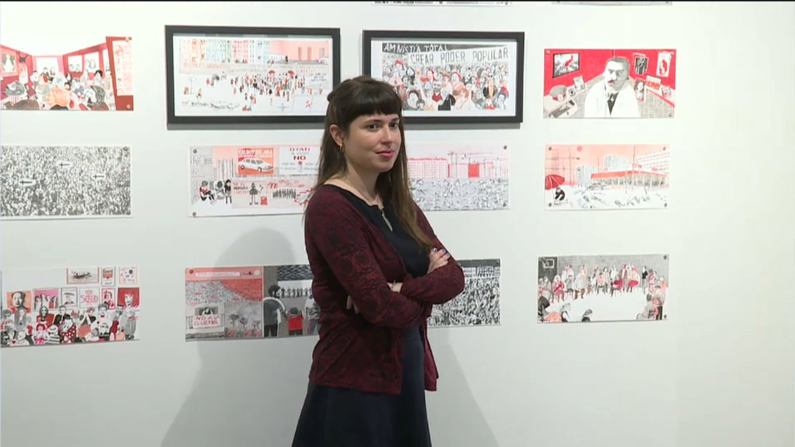 VÍDEO | Pepita Lumier acull una exposició d\'Ana Penyas sobre la història d\'Espanya