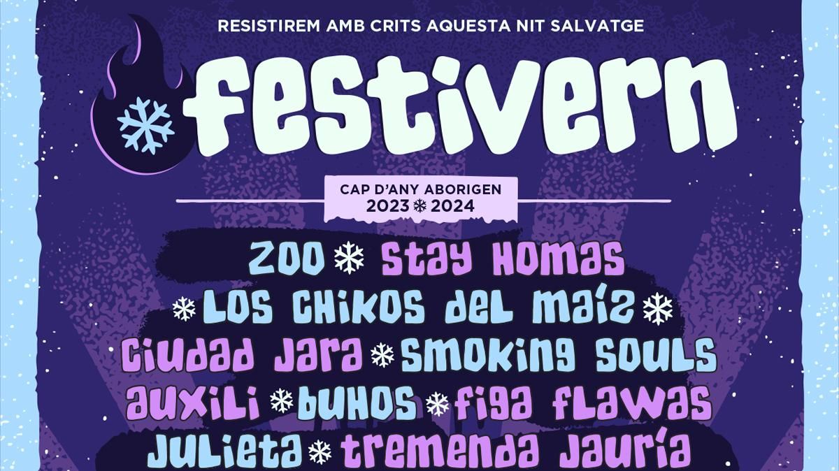 Part del cartell del Festivern d'enguany Part del cartell del Festivern d'enguany