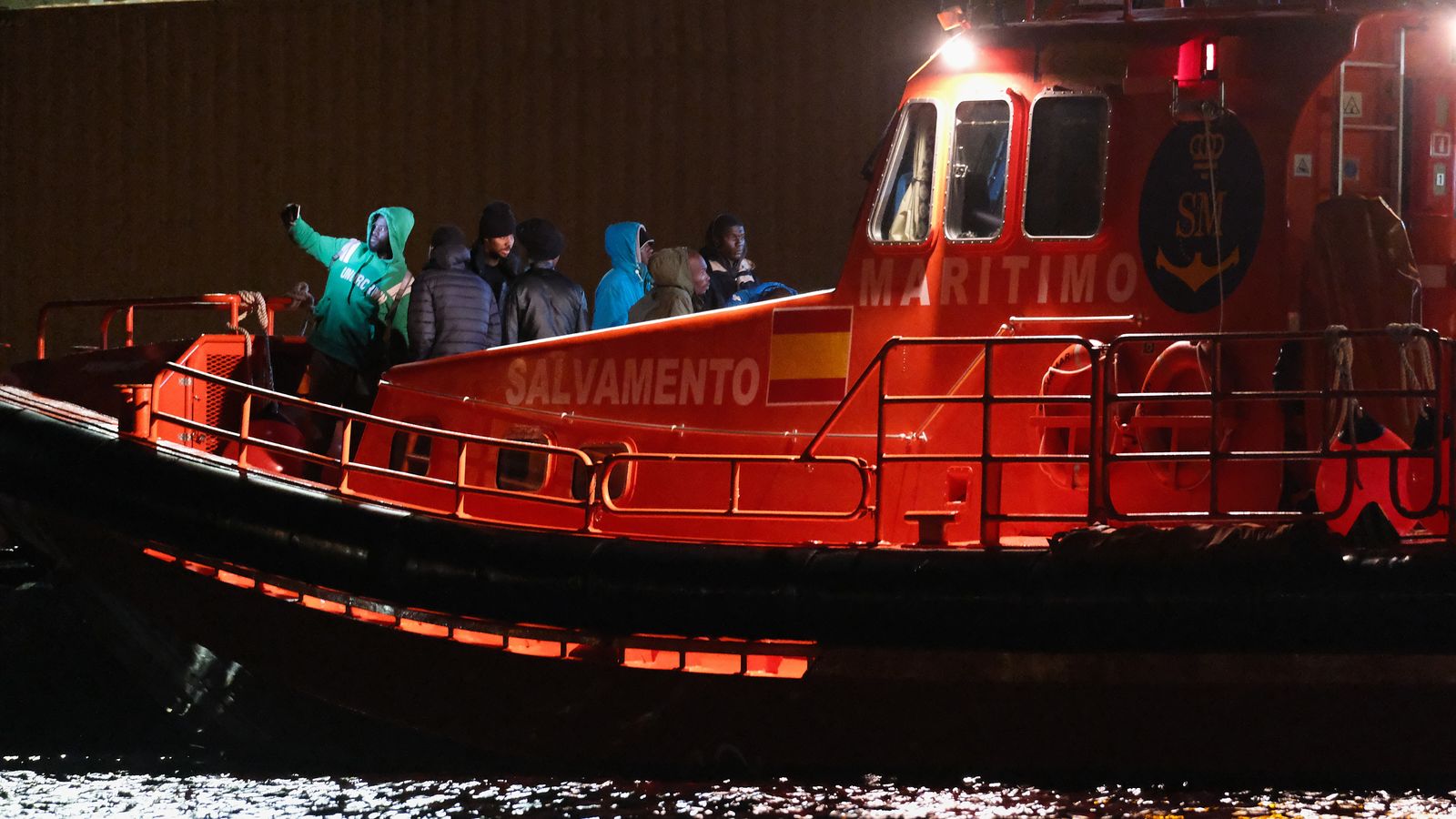 Imatge d'arxiu d'un vaixell de Salvament Marítim a Fuerteventura