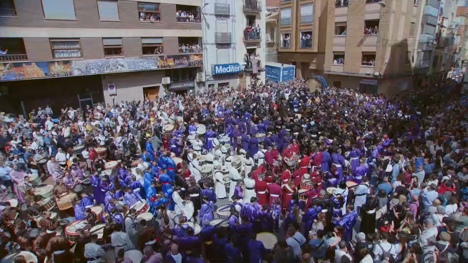 Captura de la retransmissió de la Rompida de la Hora de l'Alcora