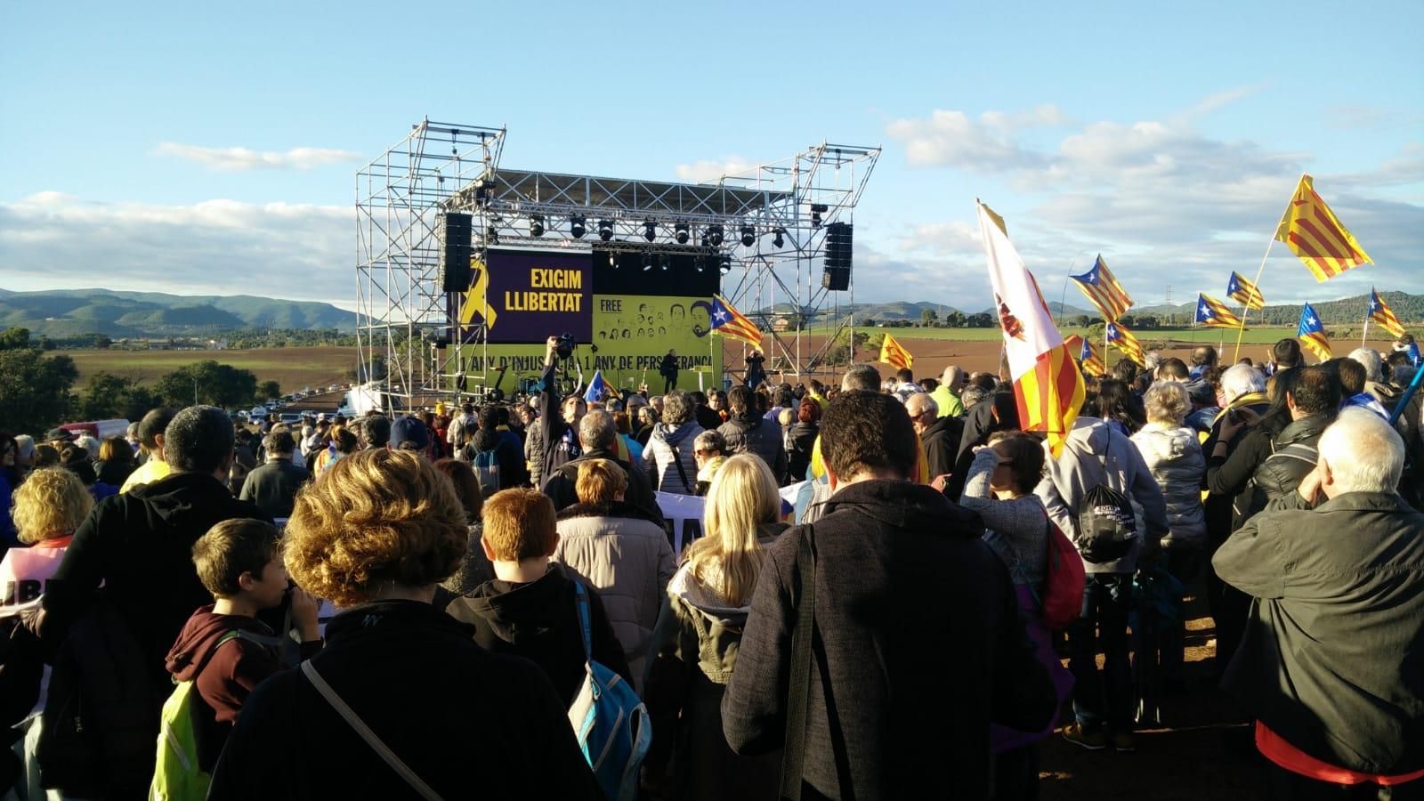 Acte davant la presó de Lledoners