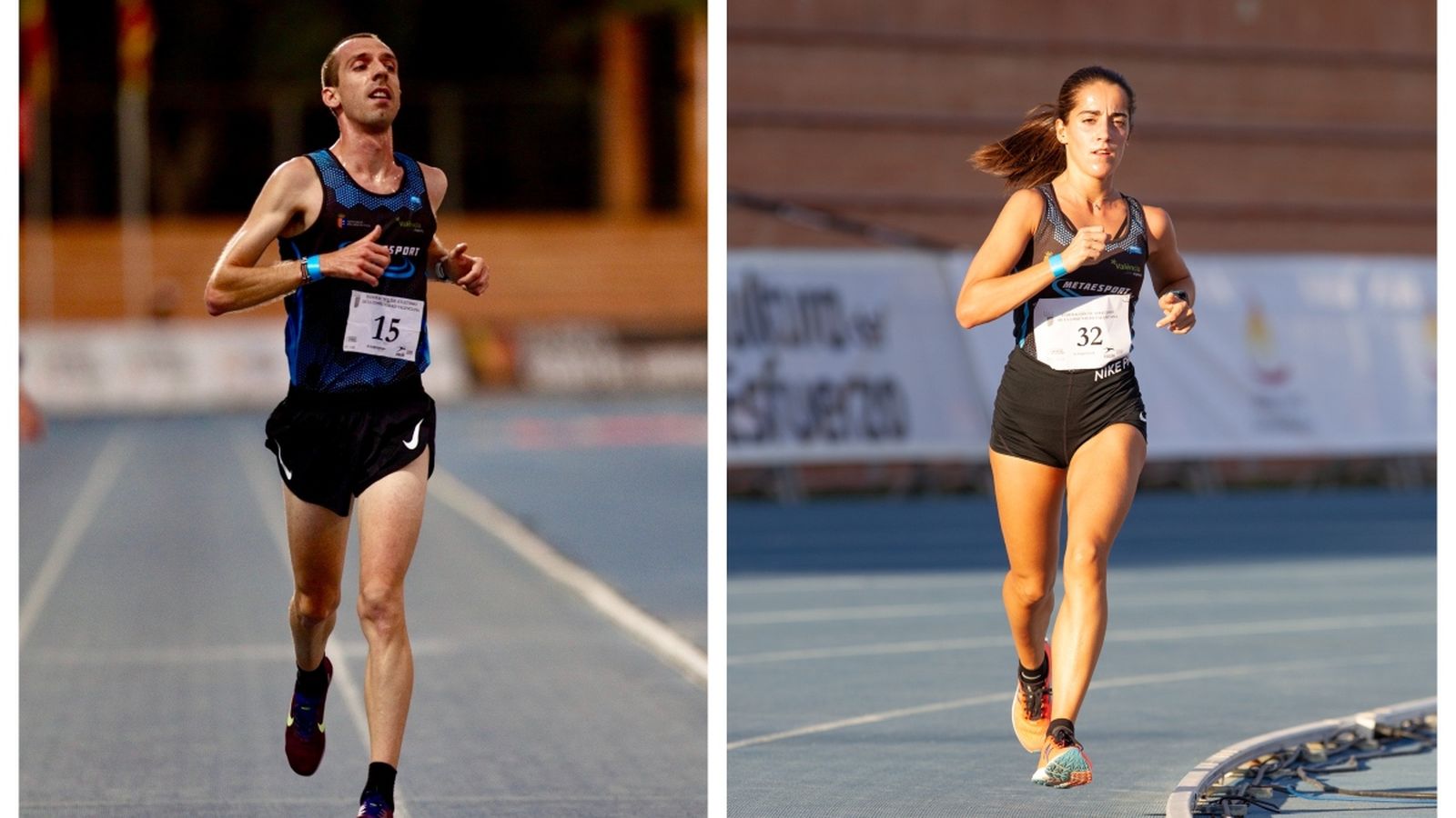 Els dos atletes guanyadors