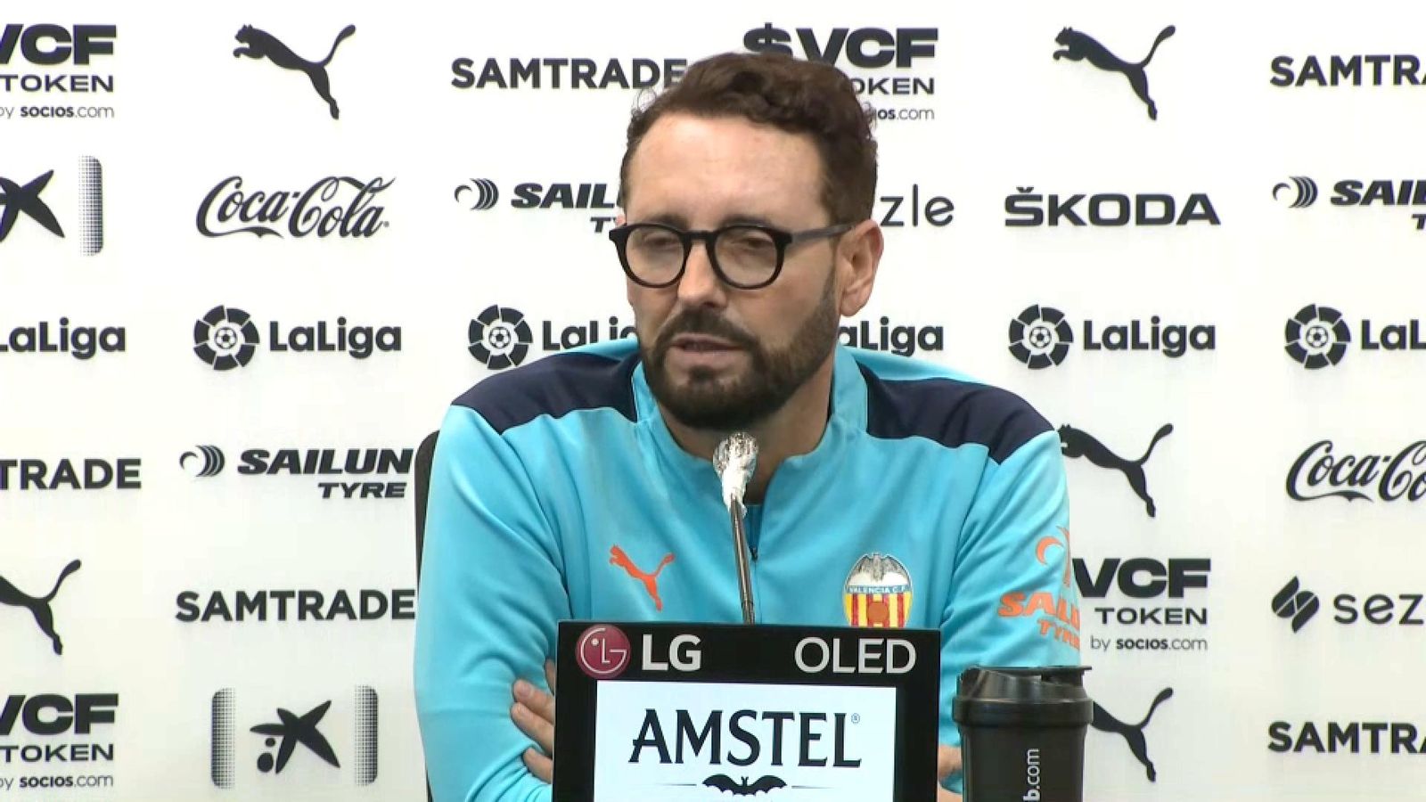 L'entrenador del València, José Bordalás