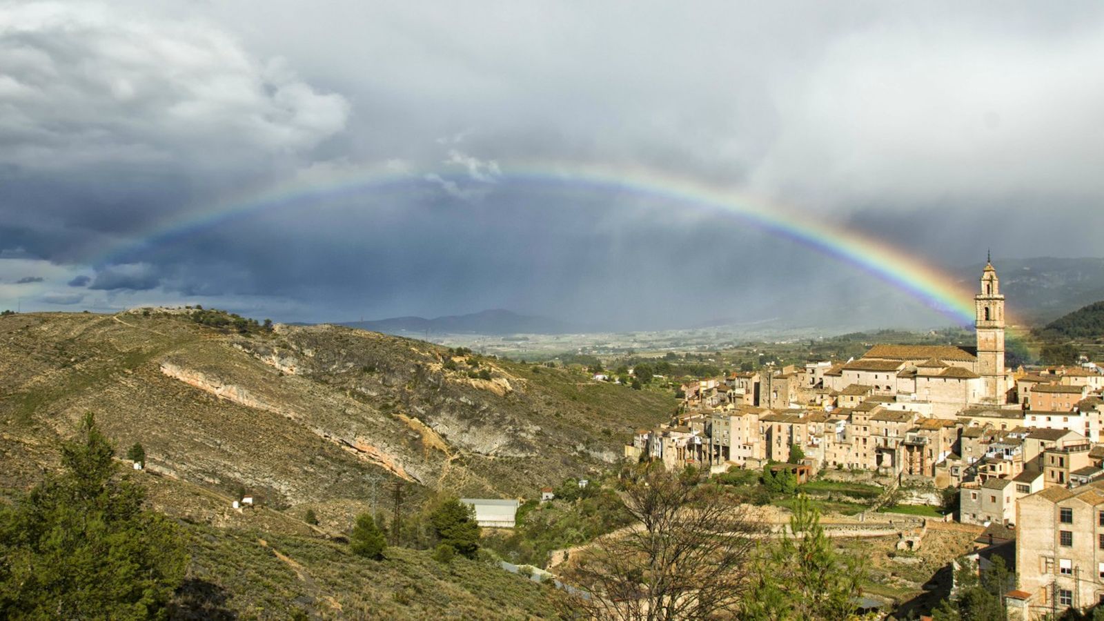 Vista de Bocairent, el divendres 30 de març