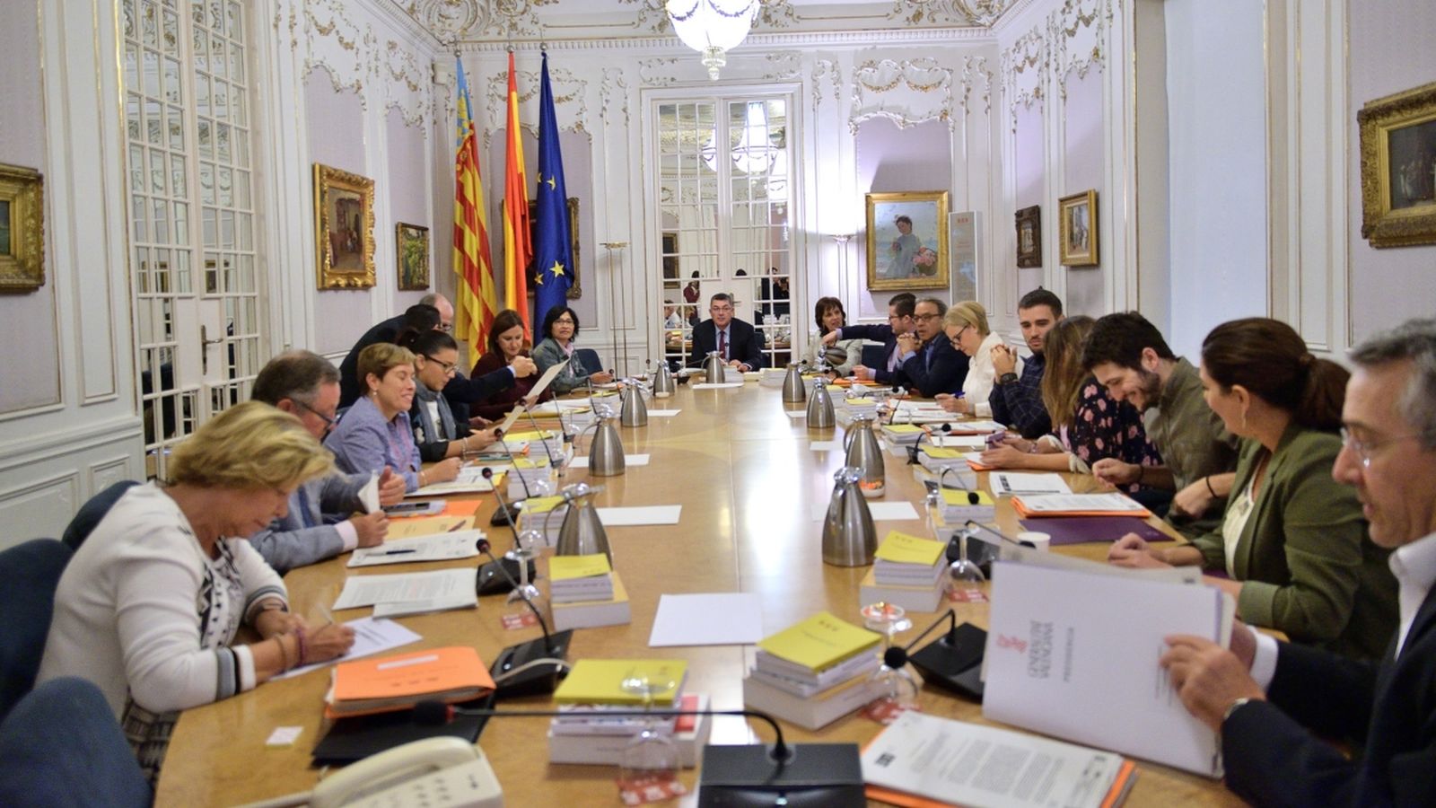 Junta de síndics de les Corts celebrada el dimarts 16 d'octubre de 2018