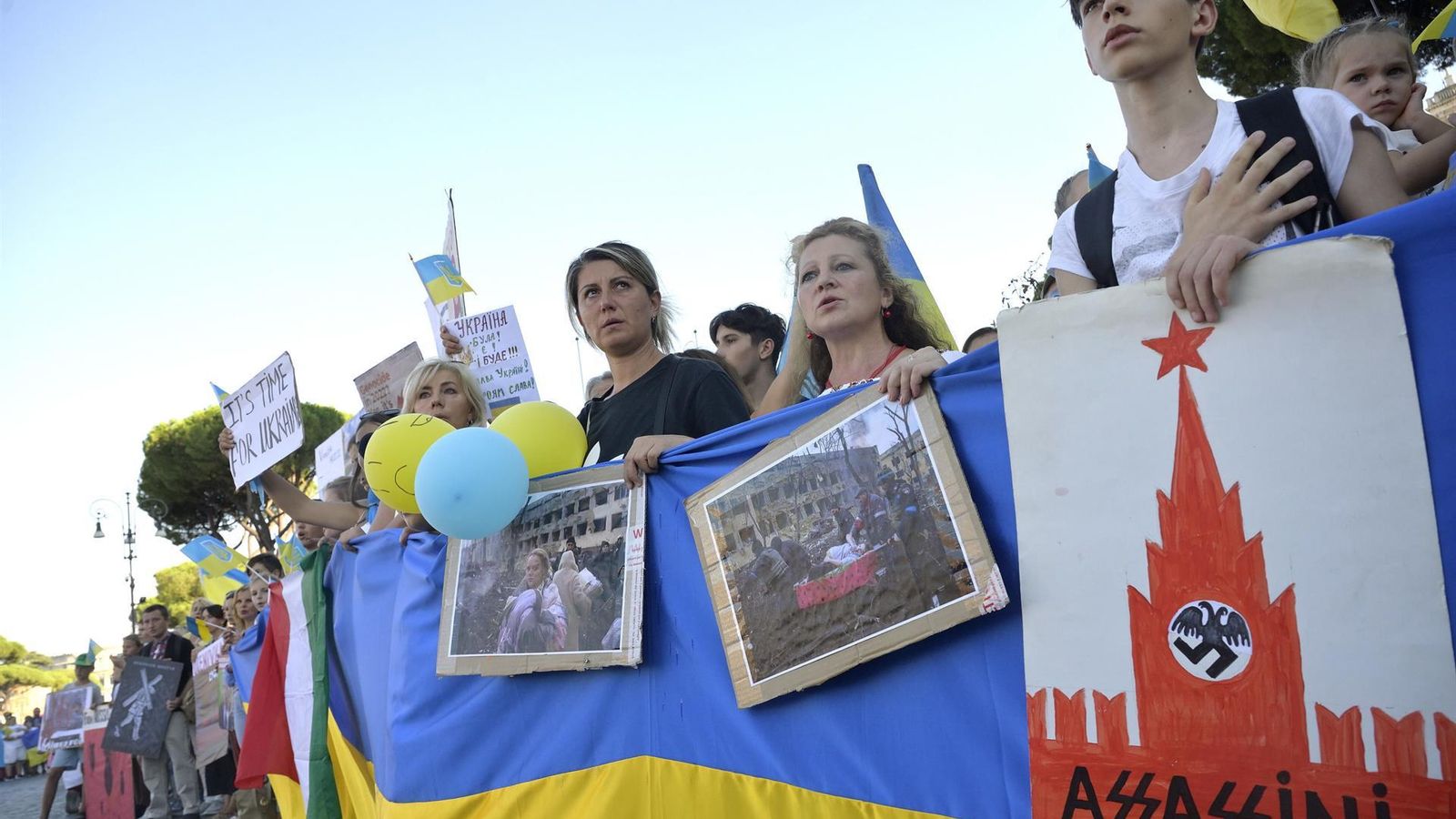 Roma celebra del dia de la Independència d'Ucraïna