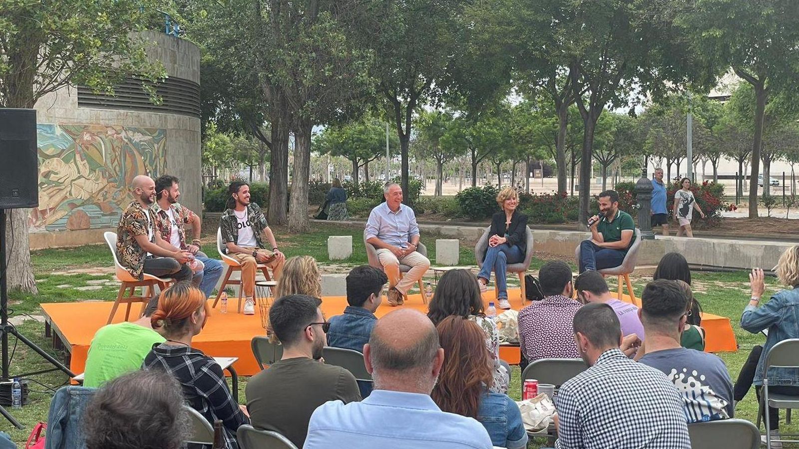 Baldoví, Marzà i Ruiz en un acte de partit, aquest diumenge, a Castelló de la Plana