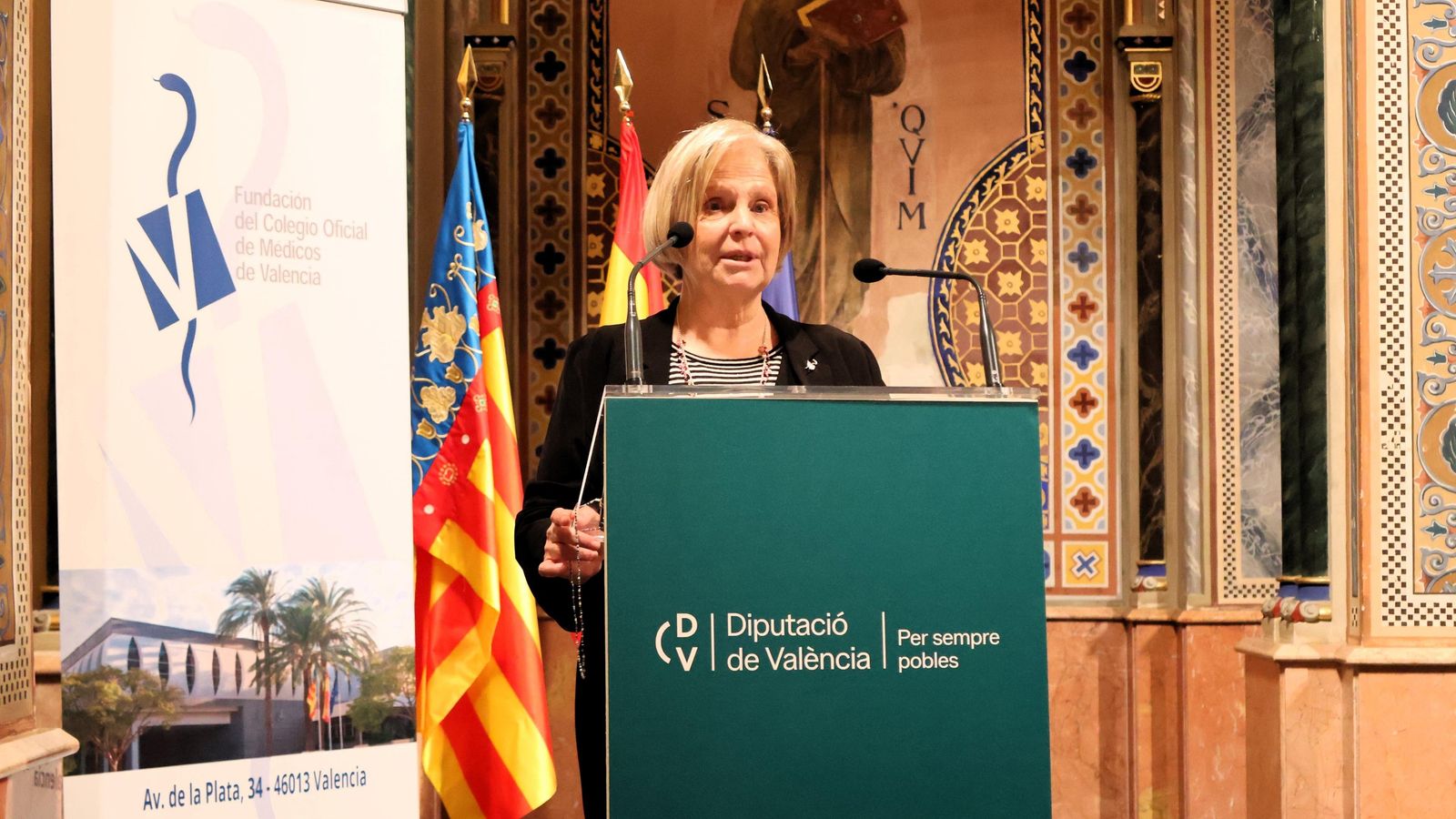 La doctora March, este dilluns