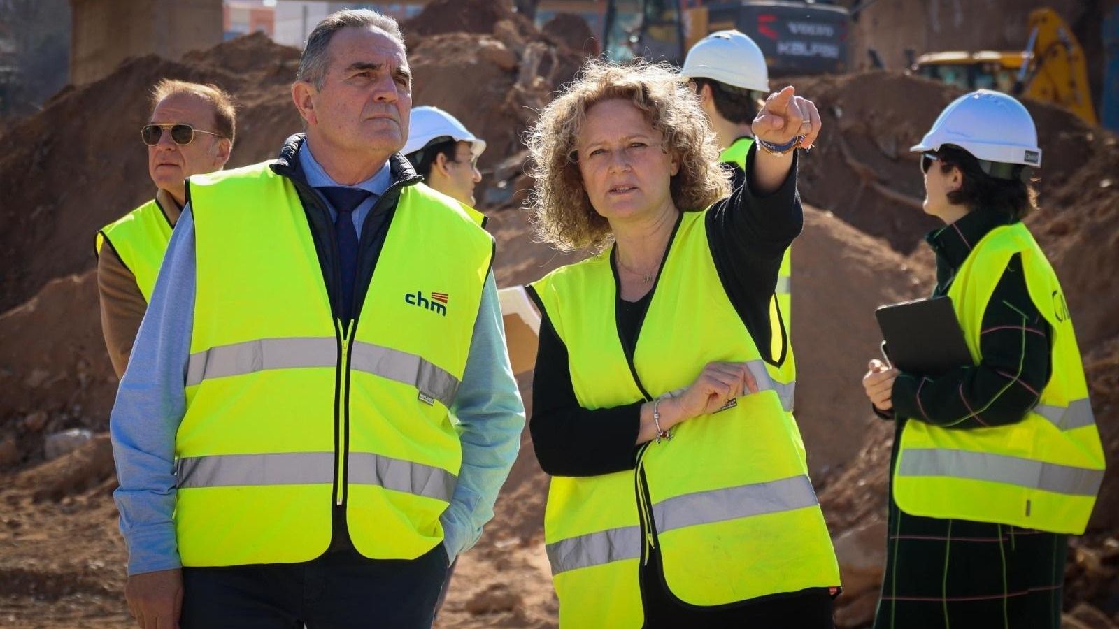 Gan Pampols i Folgado en una visita este dijous al municipi de Torrent
